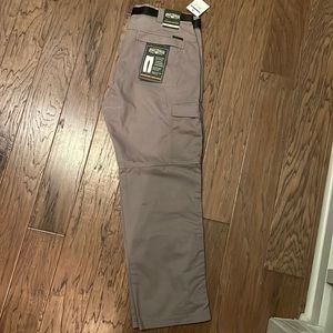 Mens field & stream grey adventure cargo pants outdoors 36 x 20 with belt